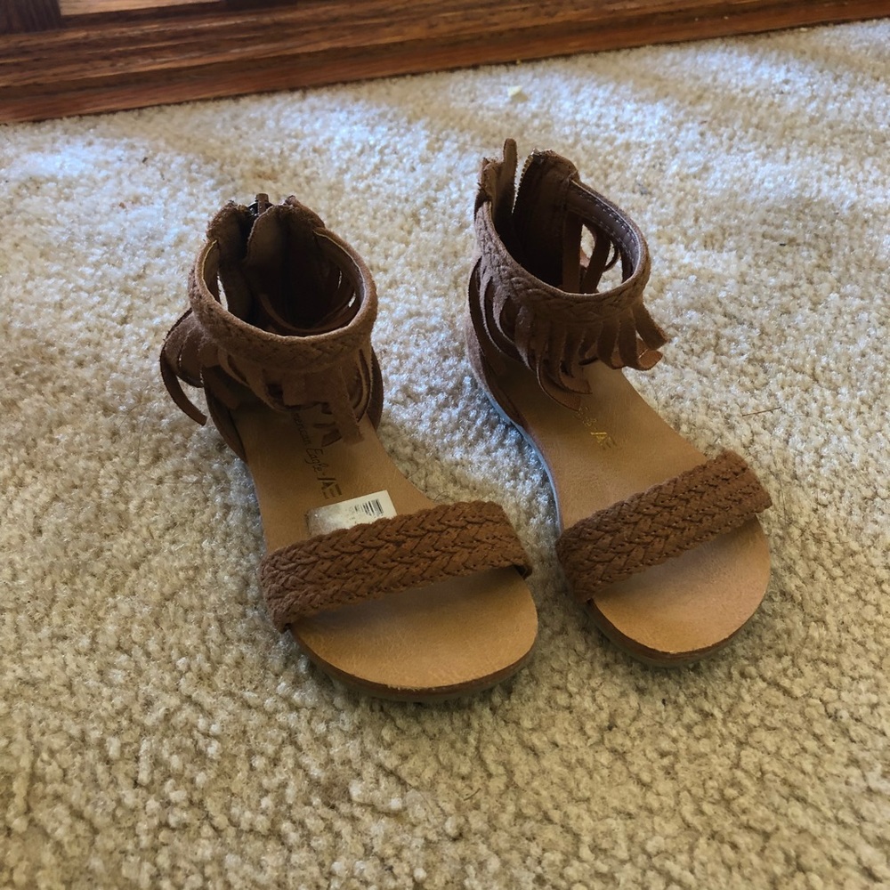 American Eagle Fringe Sandals